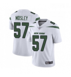 Youth New York Jets 57 CJ Mosley White Vapor Untouchable Limited Player Football Jersey