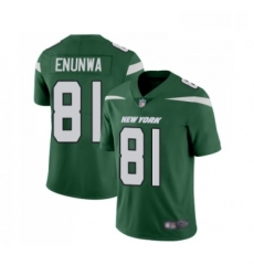 Youth New York Jets 81 Quincy Enunwa Green Team Color Vapor Untouchable Limited Player Football Jersey