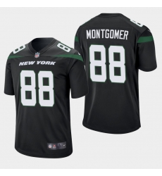 Youth New York Jets 88 Ty Montgomery Black Vapor Untouchable Limited Jersey