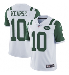 Youth Nike Jets #10 Jermaine Kearse White Stitched NFL Vapor Untouchable Limited Jersey