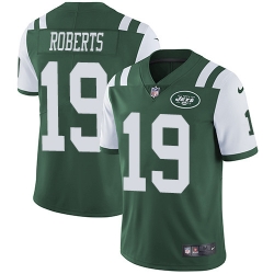 Youth Nike Jets 19 Andre Roberts Green Team Color Stitched NFL Vapor Untouchable Limited Jersey