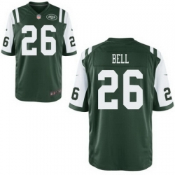 Youth Nike Jets 26 Le'Veon Bell Green Game Stitched NFL Jersey