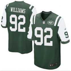 Youth Nike Jets #92 Leonard Williams Green Team Color Stitched NFL Elite Jersey