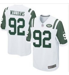 Youth Nike Jets #92 Leonard Williams White Stitched NFL Elite Jersey