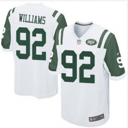 Youth Nike Jets #92 Leonard Williams White Stitched NFL Elite Jersey