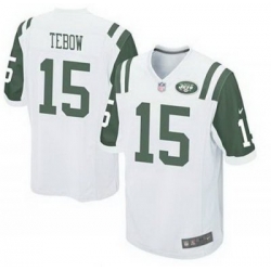 Youth Nike NFL New York Jets #15 Tim Tebow White Jerseys