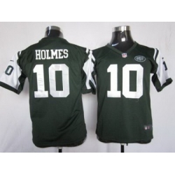 Youth Nike New York Jets 10# Santonio Holmes Green Nike NFL Jerseys
