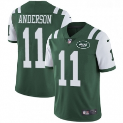 Youth Nike New York Jets 11 Robby Anderson Elite Green Team Color NFL Jersey