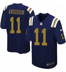Youth Nike New York Jets 11 Robby Anderson Limited Navy Blue Alternate NFL Jersey