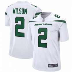 Youth Nike New York Jets #2 Zach Wilson White Vapor Limited Jersey
