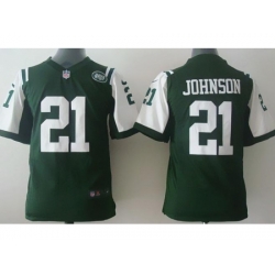 Youth Nike New York Jets 21 Chris Johnson Green NFL Jerseys