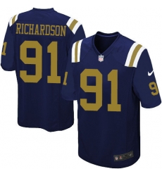 Youth Nike New York Jets #91 Sheldon Richardson Limited Navy Blue Alternate NFL