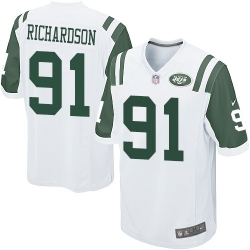 Youth Nike New York Jets #91 Sheldon Richardson Limited White NFL Jersey