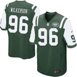 Youth Nike New York Jets #96 Muhammad Wilkerson Elite Green Team Color NFL Jersey