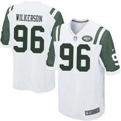 Youth Nike New York Jets #96 Muhammad Wilkerson Elite White NFL Jersey