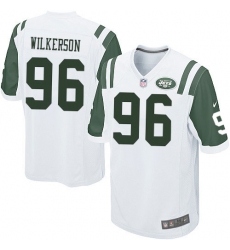 Youth Nike New York Jets #96 Muhammad Wilkerson Limited White NFL Jersey