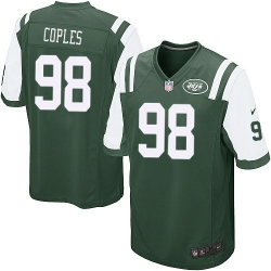 Youth Nike New York Jets #98 Quinton Coples Elite Green Team Color NFL Jersey