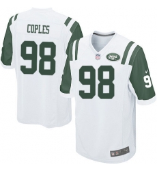 Youth Nike New York Jets #98 Quinton Coples Elite White NFL Jersey