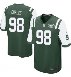 Youth Nike New York Jets #98 Quinton Coples Game Green Team Color NFL Jersey
