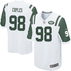 Youth Nike New York Jets #98 Quinton Coples Limited White NFL Jersey