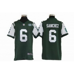 Youth Nike Youth New York Jets #6 Mark Sanchez Green jerseys