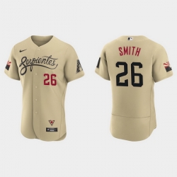 Arizona Diamondbacks 26 Pavin Smith Men Nike 2021 City Connect Authentic MLB Jersey Gold
