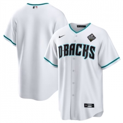 Men Arizona Diamondbacks Blank White 2023 World Series Cool Base Stitched Baseball Jersey