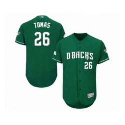 Mens Arizona Diamondbacks 26 Yasmany Tomas Green Celtic Flexbase Authentic Collection Baseball Jersey