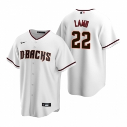Mens Nike Arizona Diamondbacks 22 Jake Lamb White Home Stitched Baseball Jersey