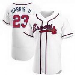 Men's Atlanta Braves Michael Harris II Authentic White Home Jersey