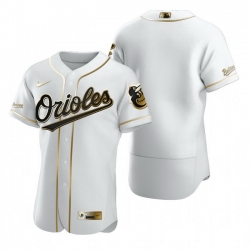 Baltimore Orioles Blank White Nike Mens Authentic Golden Edition MLB Jersey