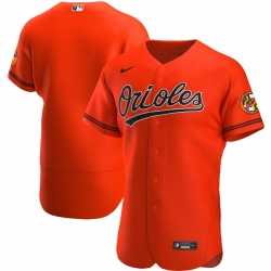 Men Baltimore Orioles Men Nike Orange Alternate 2020 Flex Base Official Team MLB Jersey