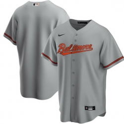 Men Baltimore Orioles Nike Gray Blank Jersey