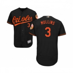 Mens Baltimore Orioles 3 Cedric Mullins Black Alternate Flex Base Authentic Collection Baseball Jersey