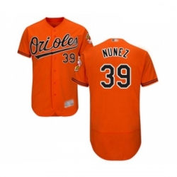 Mens Baltimore Orioles 39 Renato Nunez Orange Alternate Flex Base Authentic Collection Baseball Jersey