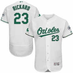 Mens Majestic Baltimore Orioles 23 Joey Rickard White Celtic Flexbase Authentic Collection MLB Jersey