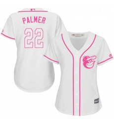 Womens Majestic Baltimore Orioles 22 Jim Palmer Authentic White Fashion Cool Base MLB Jersey