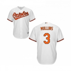 Youth Baltimore Orioles 3 Cedric Mullins Replica White Home Cool Base Baseball Jersey 