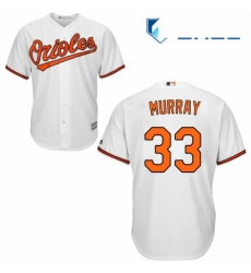 Youth Majestic Baltimore Orioles 33 Eddie Murray Replica White Home Cool Base MLB Jersey