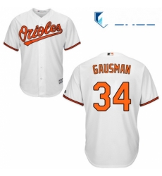 Youth Majestic Baltimore Orioles 34 Kevin Gausman Authentic White Home Cool Base MLB Jersey