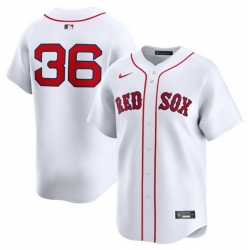 Men Boston Red Sox 36 Triston Casas White 2024 Home Limited Stitched Baseball Jersey