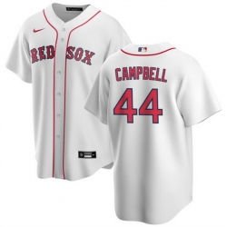 Men Boston Red Sox 44 Isaiah Campbell White Cool Base Stitched Baseball Jersey
