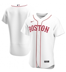 Men Boston Red Sox Men Nike White Home 2020 Flex Base MLB Jersey