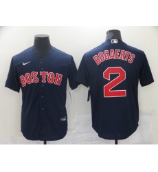 Men Boston Red Sox Xander Bogaerts 2 Navy Blue Baseball Jersey