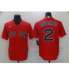 Men Boston Red Sox Xander Bogaerts 2 Red Home Jersey