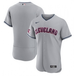 Men Cleveland Guardians Blank Grey Flex Base Stitched jersey