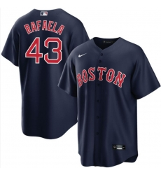 Men Nike Boston Red Sox #43 Ceddanne Rafaela Navy Blue Stitched Cool Base Baseball Jersey
