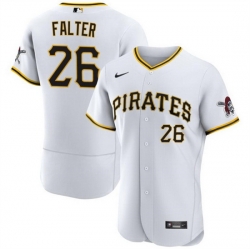 Men Pittsburgh Pirates 26 Bailey Falter White Flex Base Stitched Baseball Jersey