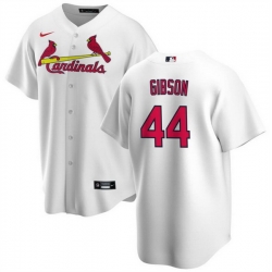 Men St  Louis Cardinals 44 Kyle Gibson White Cool Base Stitched Baseball Jersey