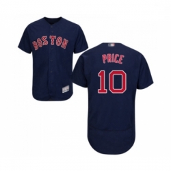 Mens Boston Red Sox 10 David Price Navy Blue Alternate Flex Base Authentic Collection Baseball Jersey